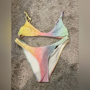 Triangl rainbow swimsuit